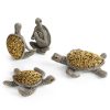 Figurka ceramiczna ELDO srebrna 8 X 5 X 11 CM – do stylowych wnętrz