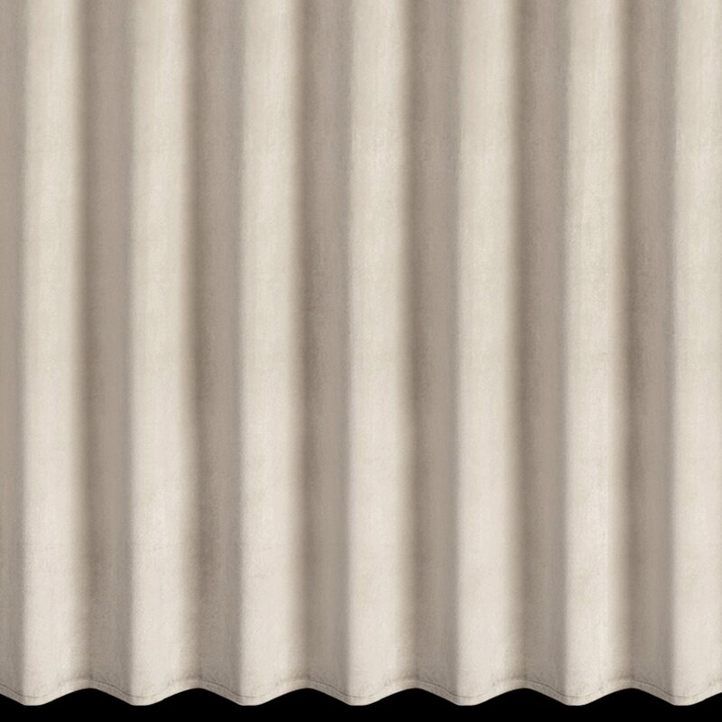 ZASŁONA GOTOWA D91 NAMI NA TAŚMIE 135 X 270 CM KREMOWY