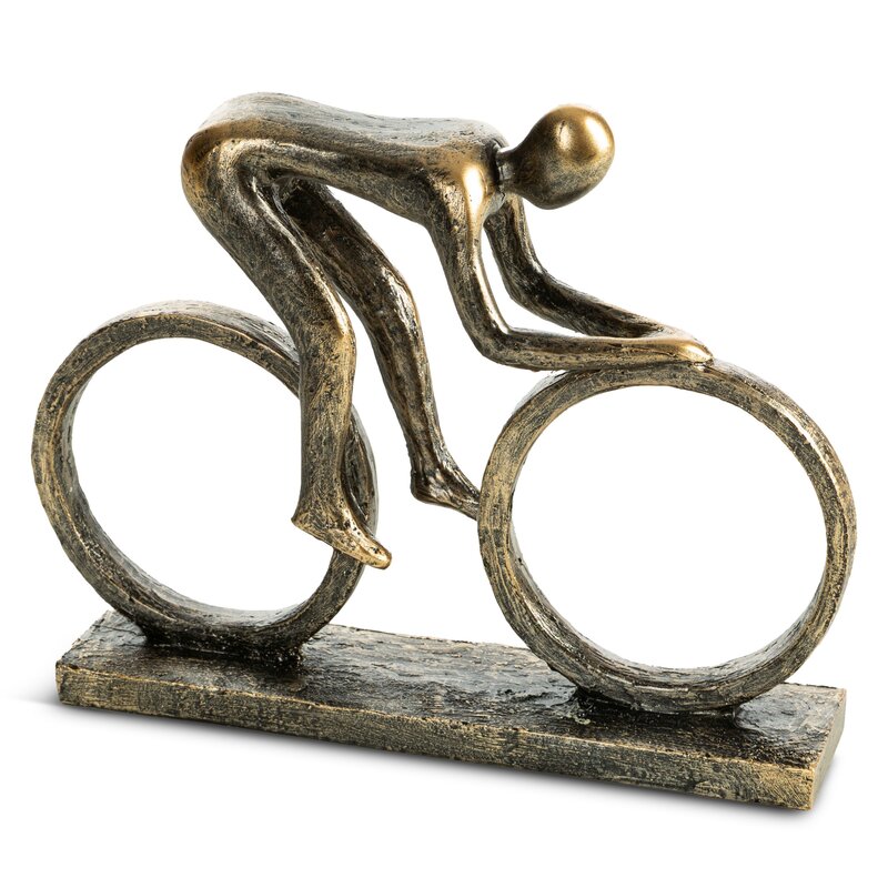 FIGURKA DEKORACYJNA DEN (01) 22 X 5 X 17 CM ZŁOTY