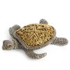 Figurka ceramiczna żółw Eldo szampańska 15 X 14 X 4 CM – uroczy akcent