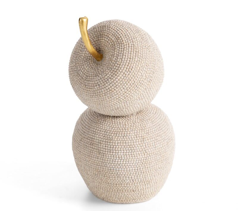 Figurka ceramiczna Eldo kremowa 10 X 10 X 19 CM – idealna na półkę