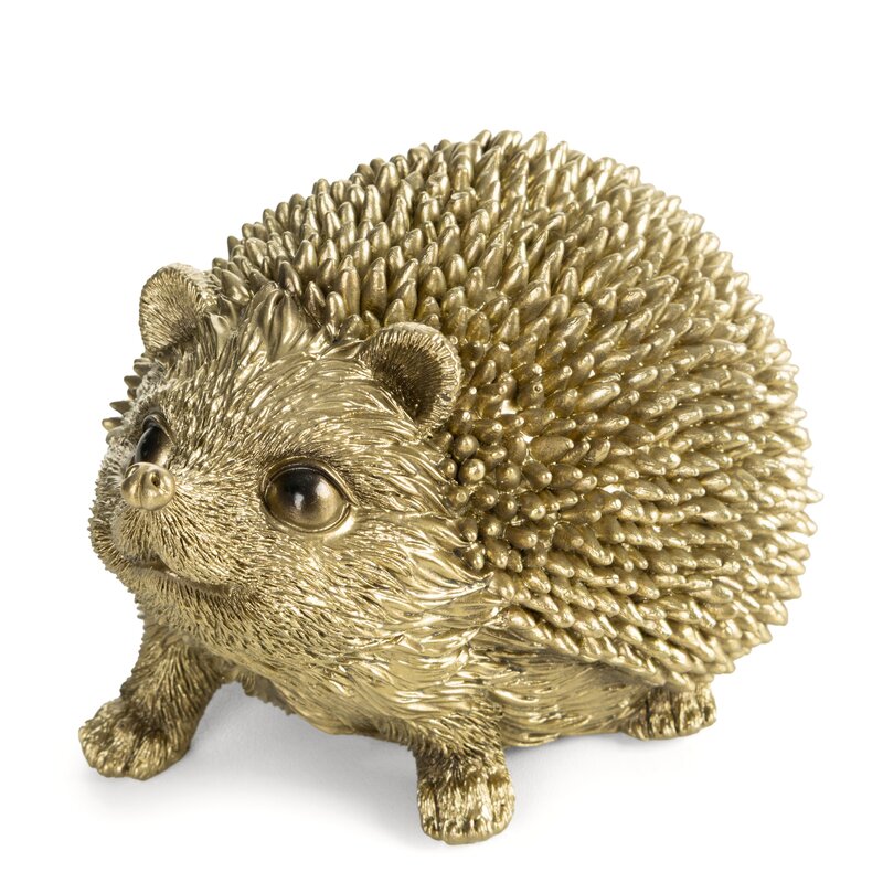 FIGURKA DEKORACYJNA HOG (01) 9 X 8 X 12 CM ZŁOTY