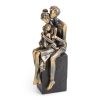 Figurka ceramiczna ELDO srebrna 7 X 4 X 18 CM – subtelny blask