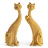 Figurka ceramiczna ELDO srebrna 7 X 4 X 18 CM – subtelny blask