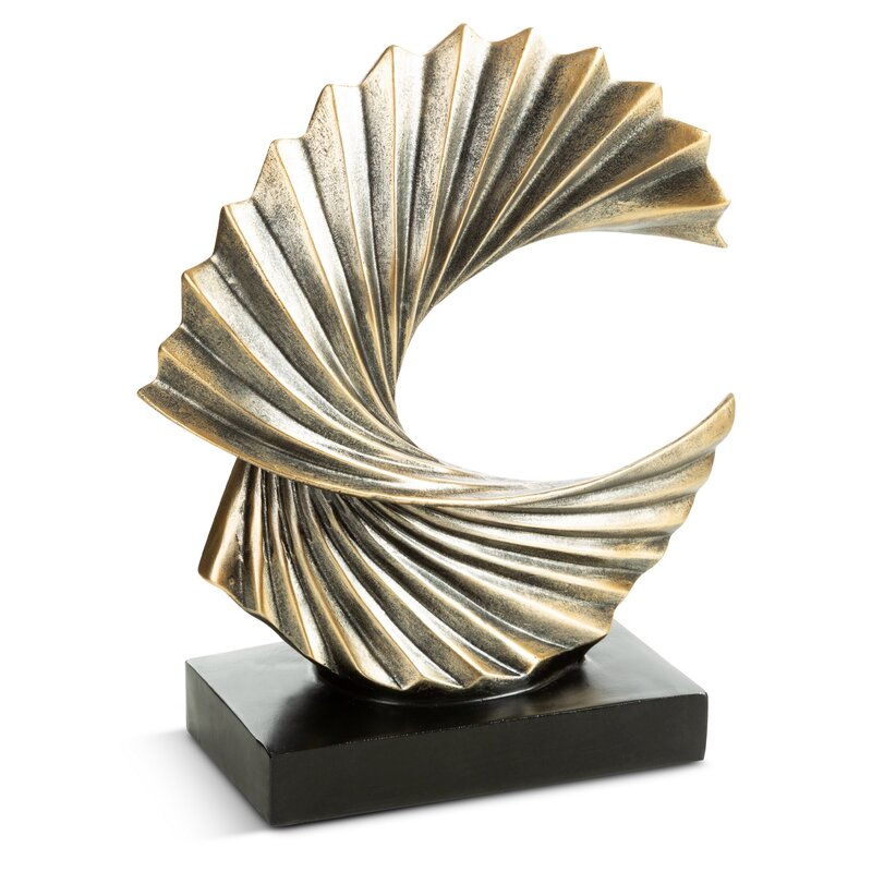FIGURKA DEKORACYJNA ZOE 25 X 10 X 28 CM ZŁOTY