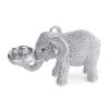 Figurka ceramiczna Eldo srebrna 23 X 14 X 7 cm – intrygujący akcent do wnętrza