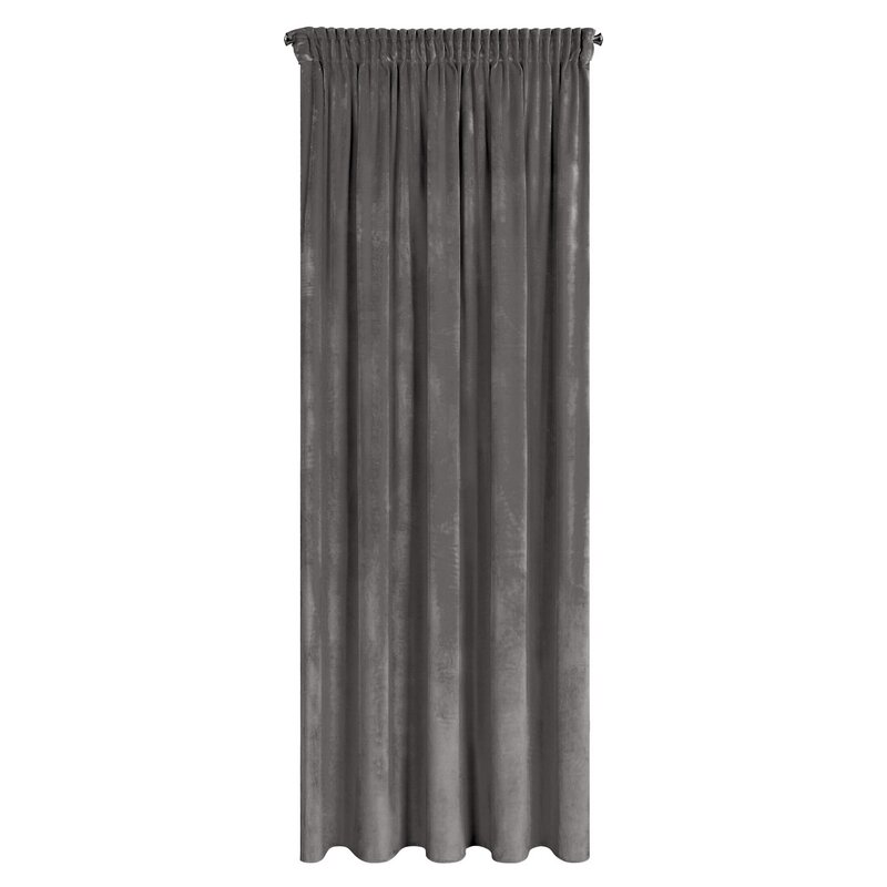 ZASŁONA GOTOWA D91 NAMI NA TAŚMIE 135 X 270 CM STALOWY