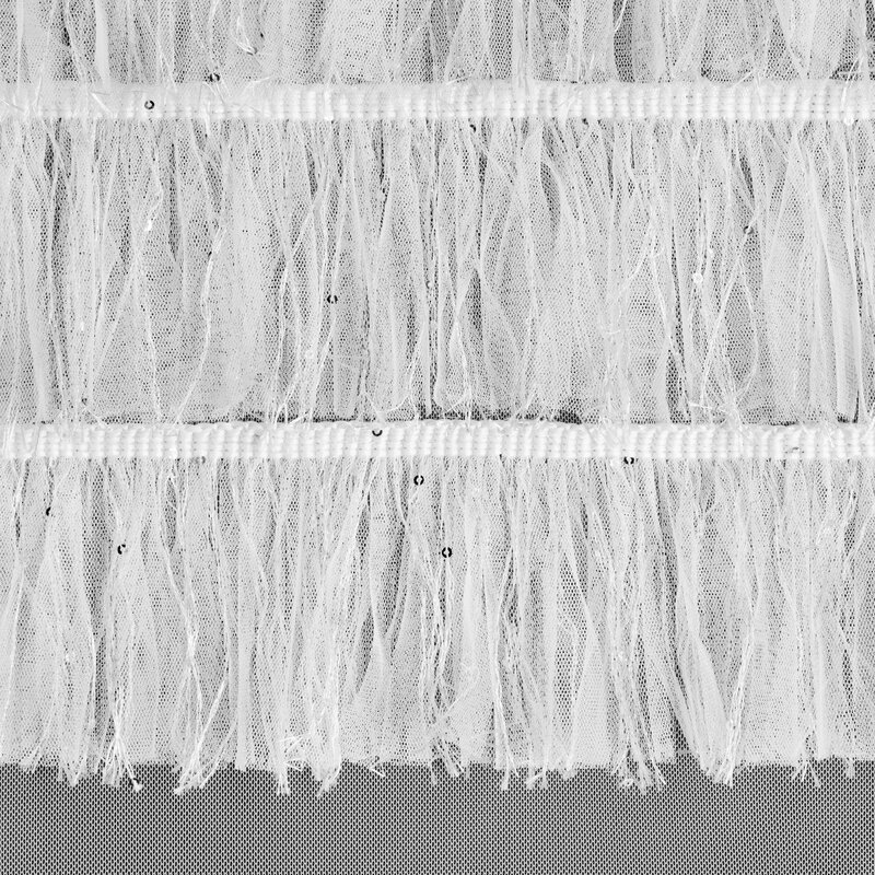 Firana gotowa Arabella 3 biała 140 X 250 cm – z ozdobną falbaną