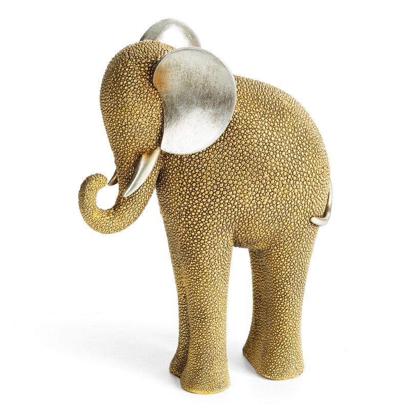 FIGURKA DEKORACYJNA LUKAS 15 X 8 X 21 CM ZŁOTY