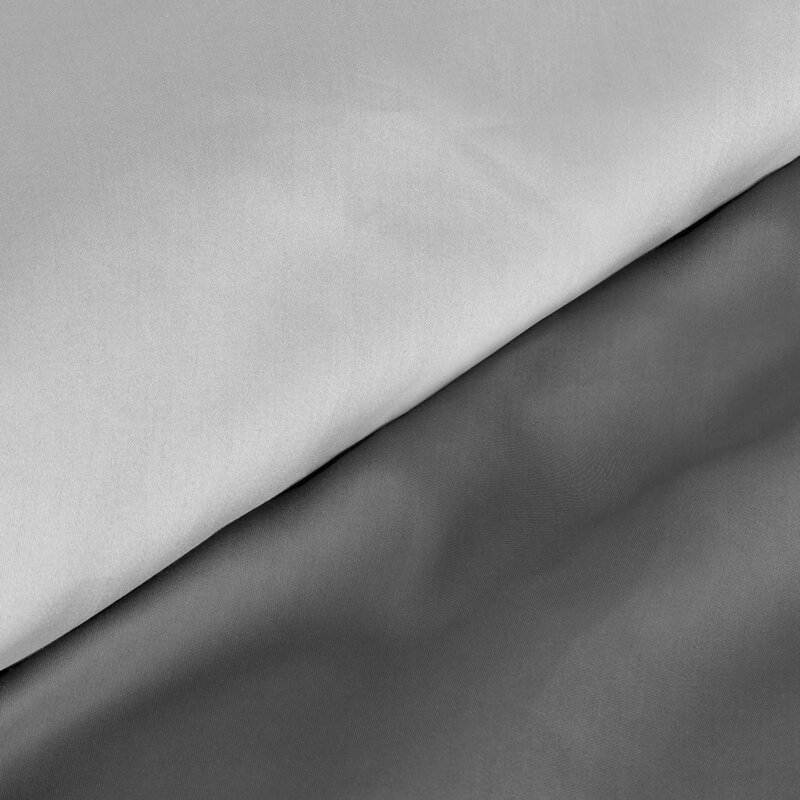 Komplet pościeli NOVA3 jasnoszary 180 X 200 cm – gładka i lekka