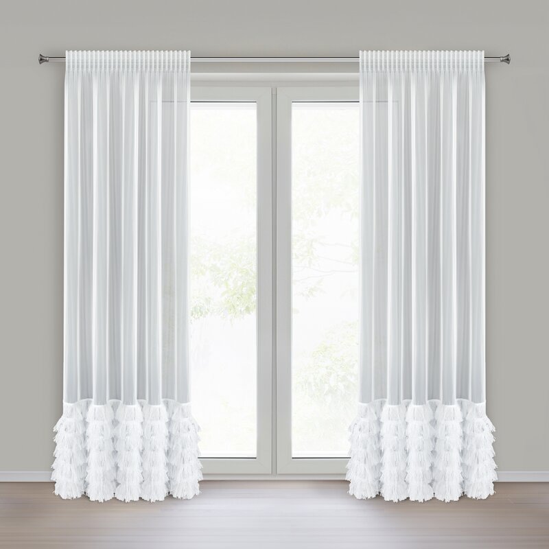 Firana gotowa ARABELLA 6 biała 140 X 270 cm – subtelnie rozprasza światło
