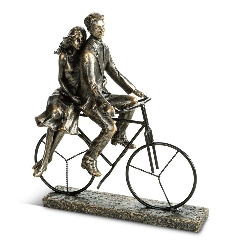 FIGURKA DEKORACYJNA VELO (01) 24 X 13 X 28 CM ZŁOTY