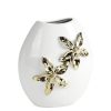 Wazon ceramiczny Noela (04) biały 18 X 11 X 20 CM – elegancki akcent