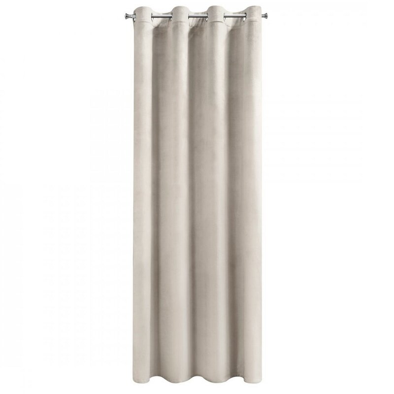 ZASŁONA GOTOWA D91 NAMI 135 X 250 CM KREMOWY