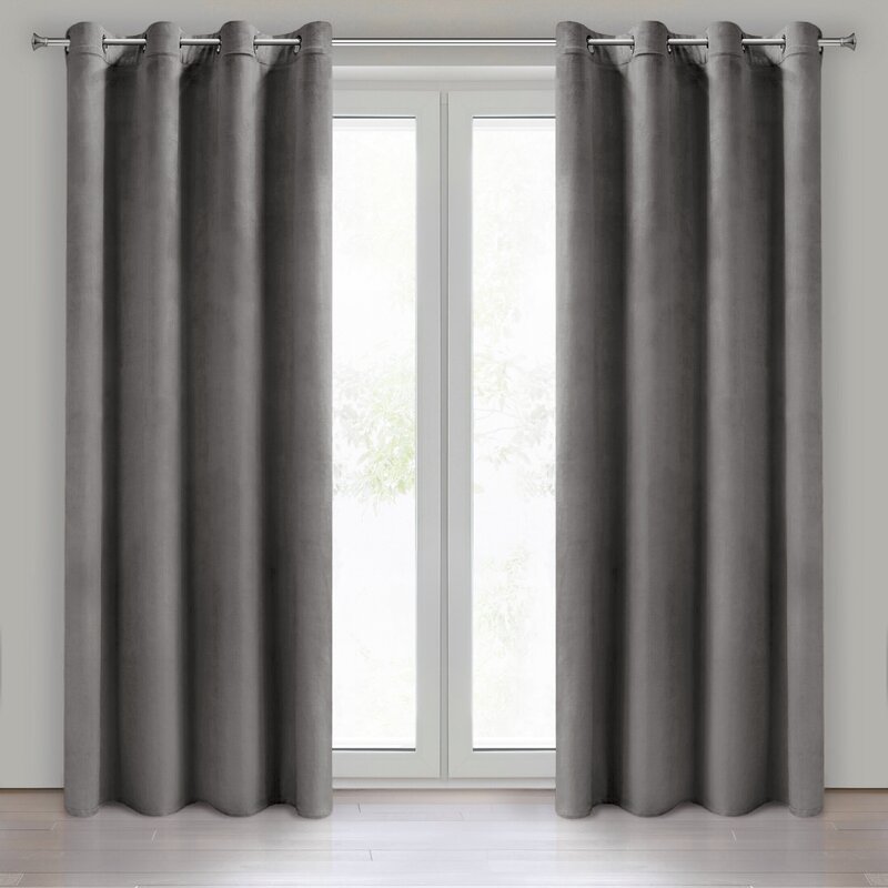 ZASŁONA GOTOWA D91 NAMI 135 X 250 CM STALOWY