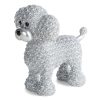 Figurka ceramiczna Senti srebrna 8 X 8 X 20 cm – błyszcząca ozdoba wnętrz