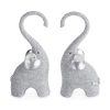 Figurka ceramiczna Eldo łabędzie srebrna 22 X 5 X 18 cm – wprowadza harmonię