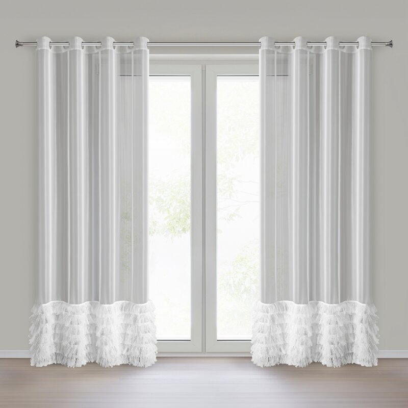Firana gotowa Arabella 6 biała 140 X 250 cm – rozjaśnia wnętrze