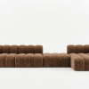 Narożna Sofa Tapicerowana Modułowa Arand Line SL+P+S+SZP - Nowoczesny Narożnik Pikowany z Szezlongiem
