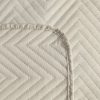 Narzuta welurowa D91 LUIZ9 kremowa 170 X 210 CM – miękka w dotyku