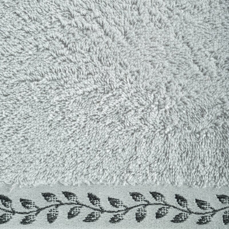 Ręcznik kąpielowy ELORA srebrny 70 X 140 cm – miękki i chłonny