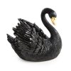 Figurka ceramiczna Devin czarna 15 X 8 X 12 cm – na półkę i biurko