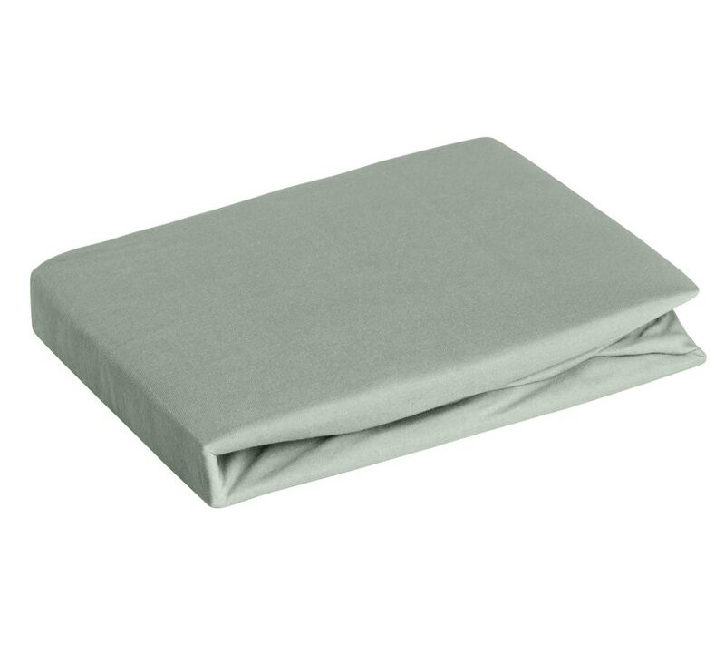 Prześcieradło z gumką jersey D91 szałwiowy 180 X 200 X 30 CM – miękkie i elastyczne