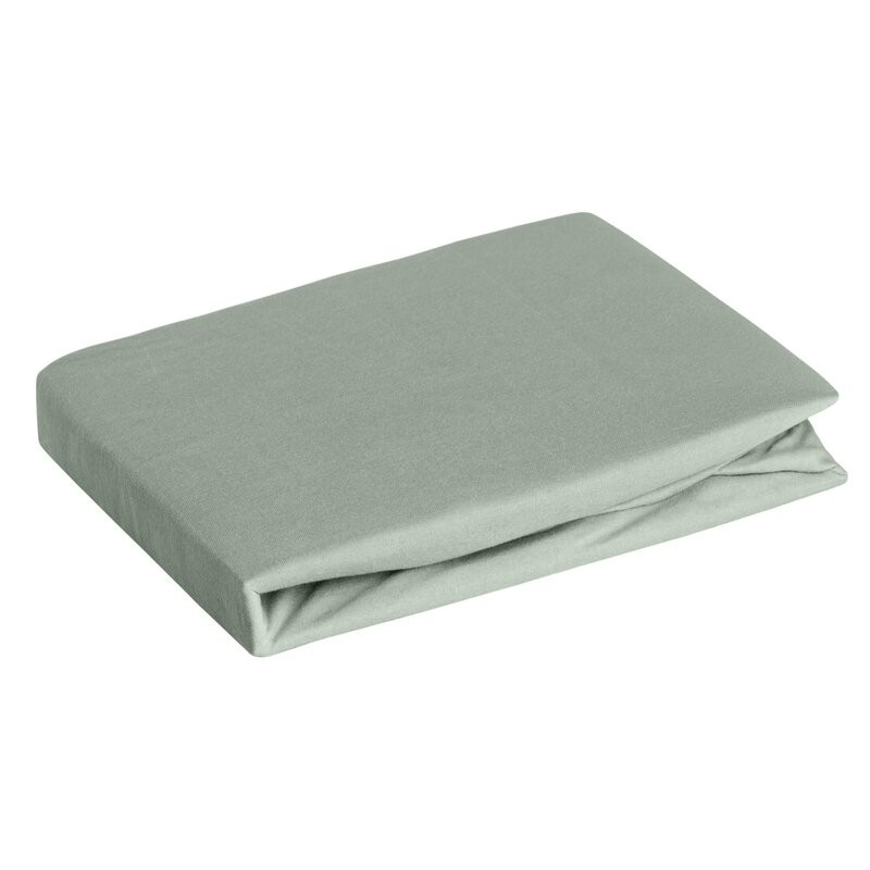 Prześcieradło z gumką jersey D91 szałwiowy 180 X 200 X 30 CM – miękkie i elastyczne