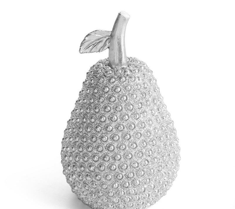Figurka ceramiczna Senti srebrna 10 X 9 X 16 CM – dodaje blasku