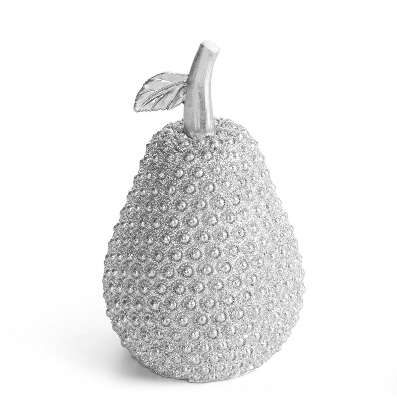 Figurka ceramiczna Senti srebrna 10 X 9 X 16 CM – dodaje blasku
