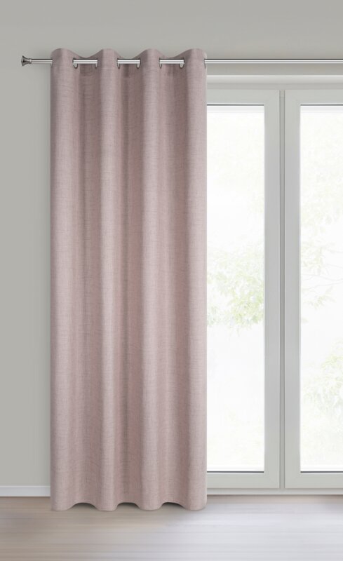 Zasłona gotowa JULA2 pudrowa 140 X 250 CM – rozświetla wnętrze