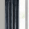 ZASŁONA GOTOWA D91 NAMI NA TAŚMIE 135 X 270 CM CIEMNONIEBIESKI