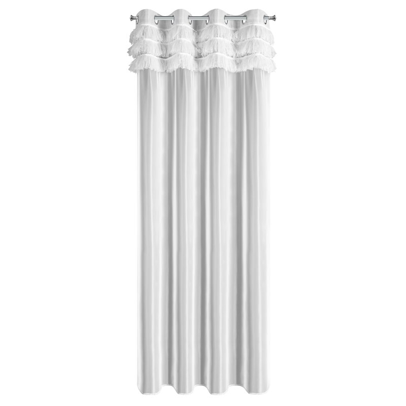 Firana gotowa Arabella 3 biała 140 X 250 cm – z ozdobną falbaną