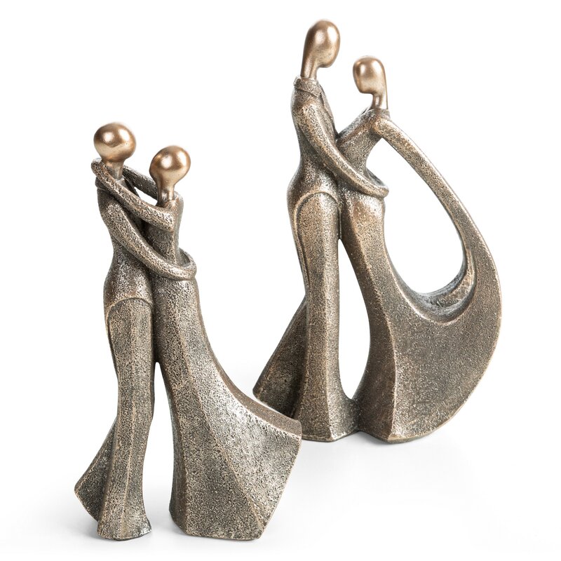 FIGURKA DEKORACYJNA IRMA (01) 13 X 7 X 24 CM STALOWY