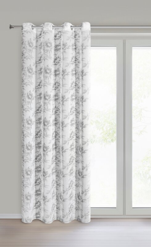 ZASŁONA GOTOWA RAMI 140 X 250 CM SREBRNY