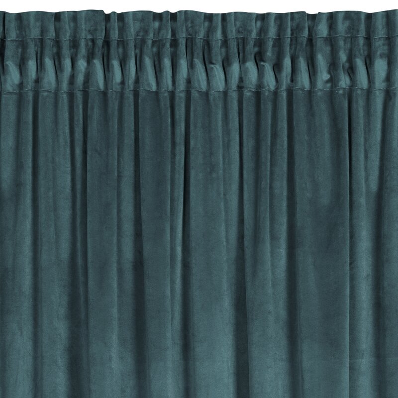 Zasłona gotowa Charlotte1 morska 140 X 270 CM – gotowa do zawieszenia