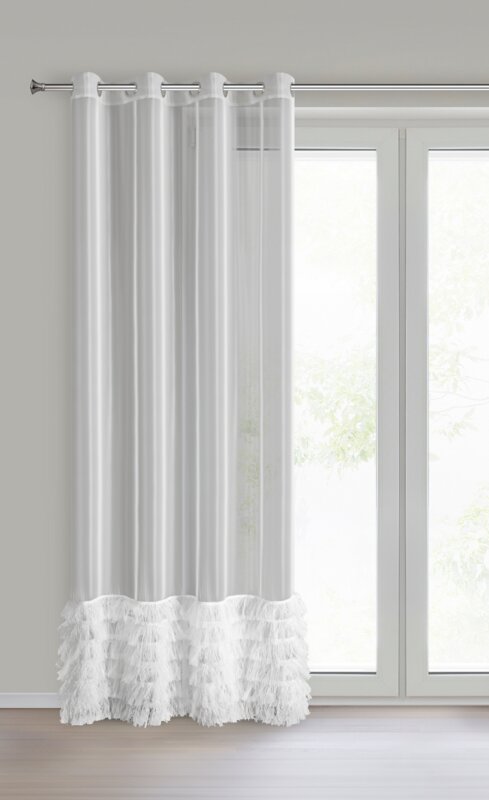 Firana gotowa Arabella 6 biała 140 X 250 cm – rozjaśnia wnętrze