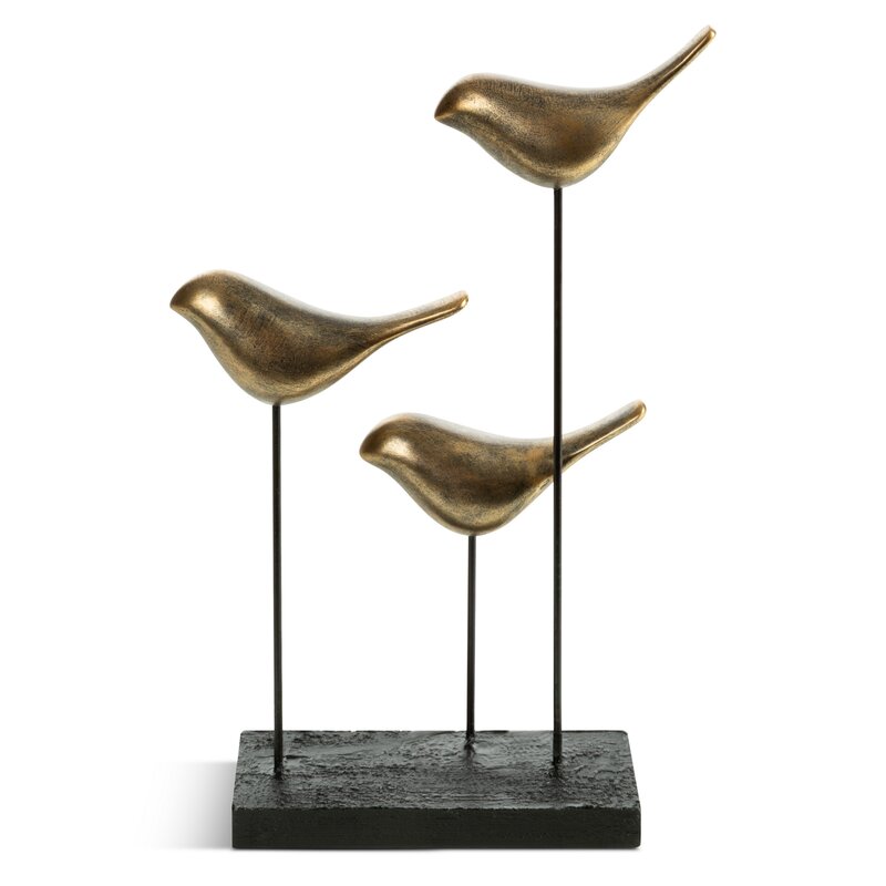 FIGURKA DEKORACYJNA ELIAN (03) 19 X 6 X 27 CM ZŁOTY