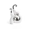 Figurka ceramiczna Alina biała 17 X 7 X 19 CM – na komodę i półkę