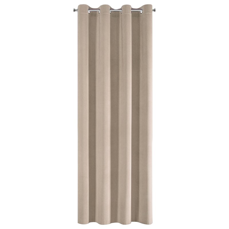 Zasłona gotowa Megi beżowa 140 X 250 CM – tworzy przytulny nastrój