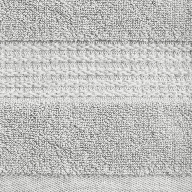 Ręcznik z bawełny egipskiej Egipt srebrny 50 X 90 cm – miękki i chłonny