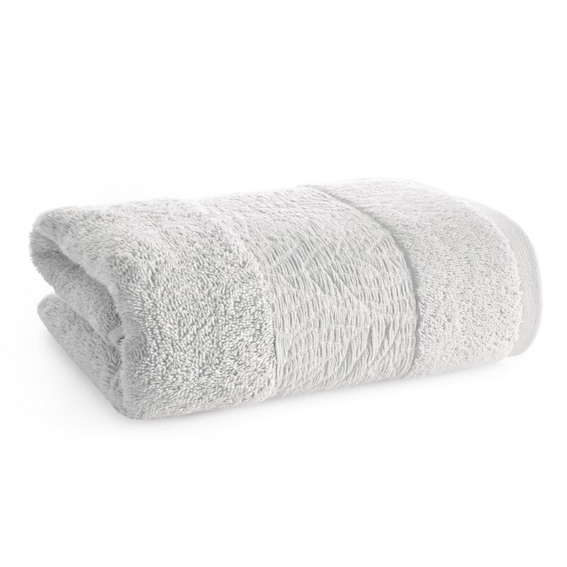 Ręcznik kąpielowy Alba 02 srebrny 70 X 140 CM – miękki i chłonny
