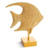 Figurka ceramiczna ELDO złota 21 X 14 X 7 CM – na komodę i półkę