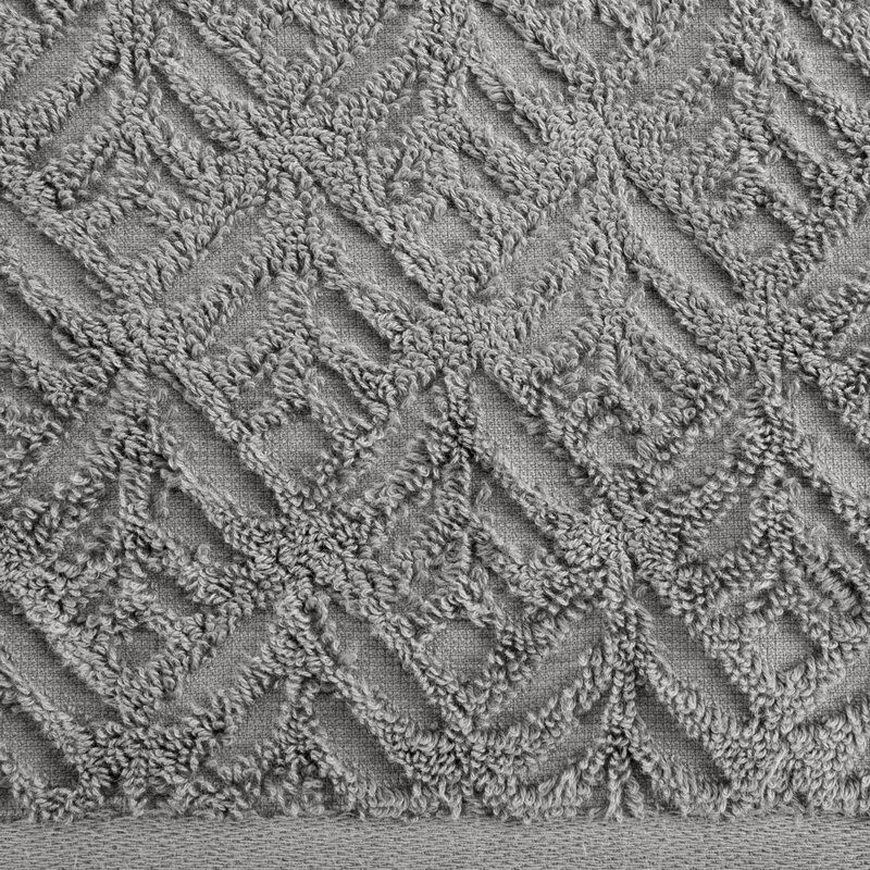 Ręcznik z bawełny egipskiej EGIPT2 srebrny 50 X 90 CM – miękki i chłonny