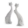 Figurka ceramiczna ELDO złota 7 X 4 X 18 CM – do salonu i sypialni