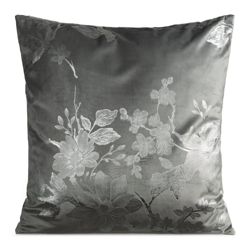 Poszewka Celia stalowa 45 X 45 CM – aksamitna miękkość