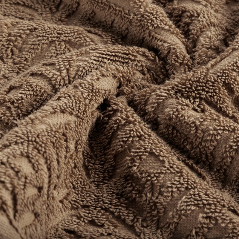 Ręcznik kąpielowy Egipt2 jasnobrązowy 70 X 140 cm – miękki i chłonny