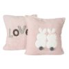 Poszewka dekoracyjna LOVE różowa 45 X 45 cm – miękka i przytulna