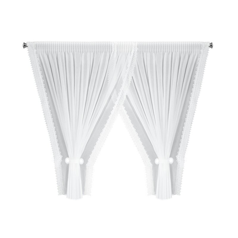 Firana gotowa Hestia 3 biała 400 X 160 cm – lekka i elegancka