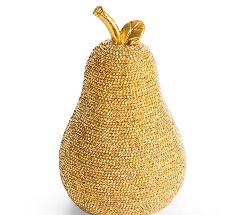 Figurka ceramiczna Eldo złota 10 X 9 X 16 CM – do salonu i biura